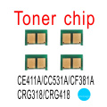 toner reset chip for M452/M377/M477 color printer reset toner cartridge chip
